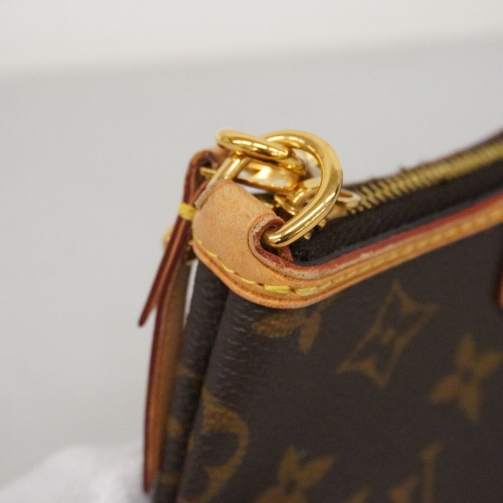 LOUIS VUITTON Authentic Brown Monogram Pochette Pouch - Picture 7 of 11